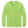 Youth Long Sleeve Core Cotton Tee Youth Long Sleeve Core Cotton Tee Thumbnail