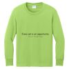 Youth Long Sleeve Core Cotton Tee Youth Long Sleeve Core Cotton Tee Thumbnail