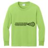 Youth Long Sleeve Core Cotton Tee Youth Long Sleeve Core Cotton Tee Thumbnail